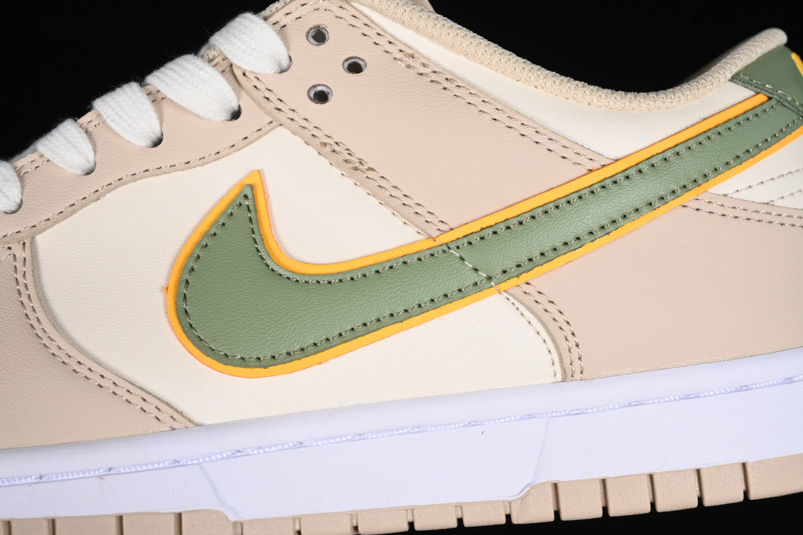 All categories Nk SB Dunk series Nk SB Dunk Low low-top sneakers K version Nk Dunk Low "Pale Ivory" dark and light ivory color matching SB low-top sports and leisure sneakers FQ6869-131